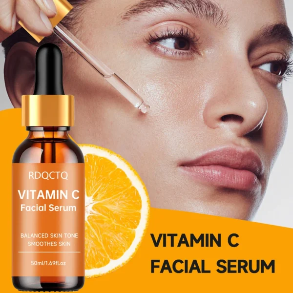 Vitamin C Face Serum for Even Skin Tone & Smooth Texture - Antioxidant Brightening Formula 30/50ml