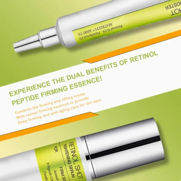 Retinol Shot Essence Smoothing Brightening Dark Spot Wrinkles Corrector Faded Fine Lines Anti-Oxidation Firming Serum Skin Care