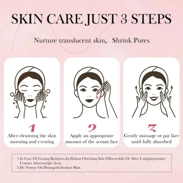 Niacinamide Serum Dark Spot Remover Fade Acne Marks Hyperpigmentation Shrink Pores Even Skin Tone Moisturizing Korea Skin Care 3