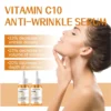 Vitamin C Facial Essence Hyaluronic Acid Dark Skin Brighten Serum Fade Fine Lines Moisturizing Repair Dull Serum Face Skin Care