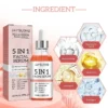 1/2/3/5 Box 5 In 1 Facial Serum Hyaluronic Acid Essence Moisturizing Rejuvenation Vitamin C Niacinamide Brightening Skin Care