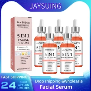 1/2/3/5 Box 5 In 1 Facial Serum Hyaluronic Acid Essence Moisturizing Rejuvenation Vitamin C Niacinamide Brightening Skin Care